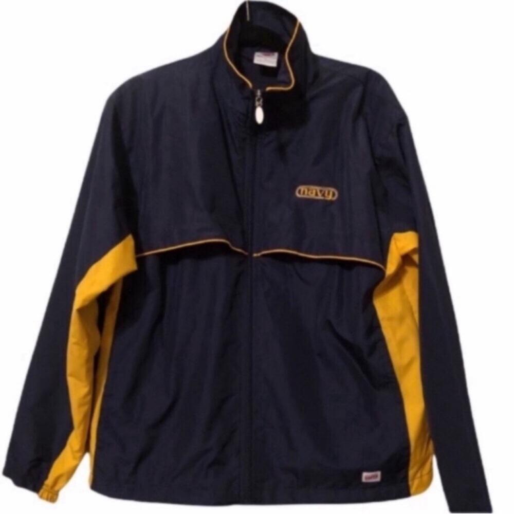 SOFFE US Navy MENS Sz Small Light Weight Two-Tone Navy Blue/Yellow Exc Cond